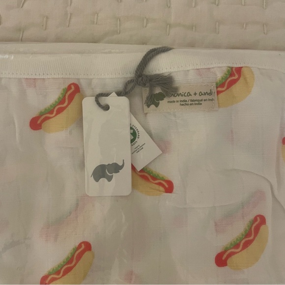SOLD!!! NWT Monica + Andy Always Blanket Hot Dog l “Picnic Mini Chicago Style” - Picture 3 of 3